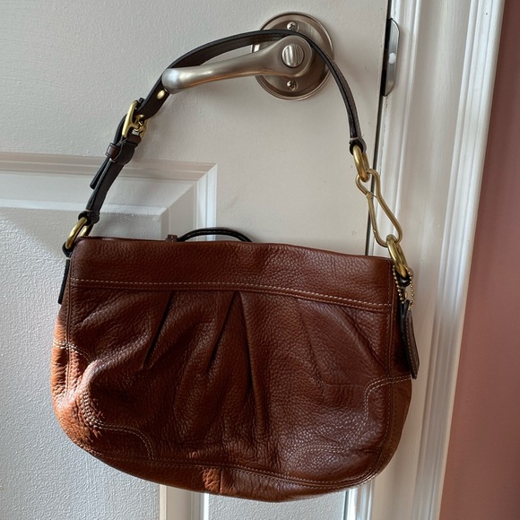 Coach brown leather shoulder bag, excellent condition - Picture 1 of 3
